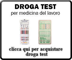 Vendita droga test uso medico